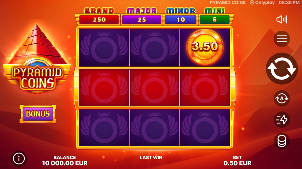 Pyramid Coins Base Game Pyramid Coins Base Game